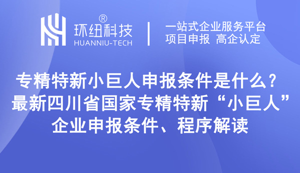 國家級專精特新小巨人企業申報